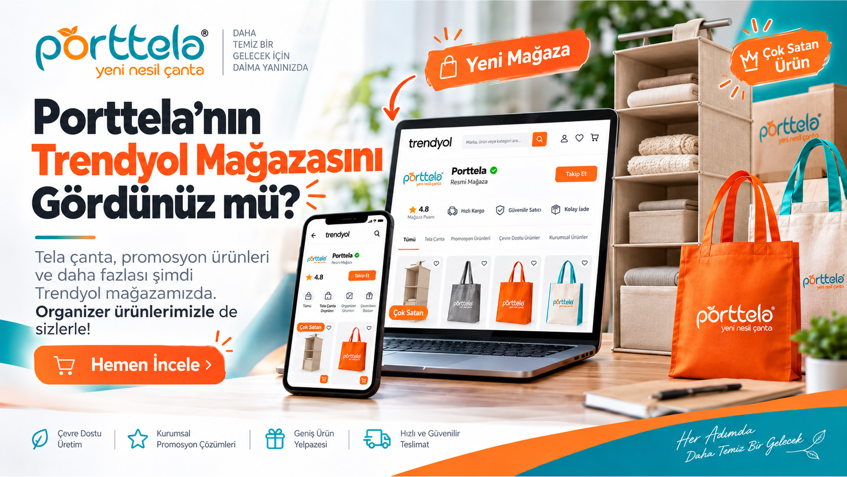 Porttela Trendyol mağazamızı gördünüz mü?