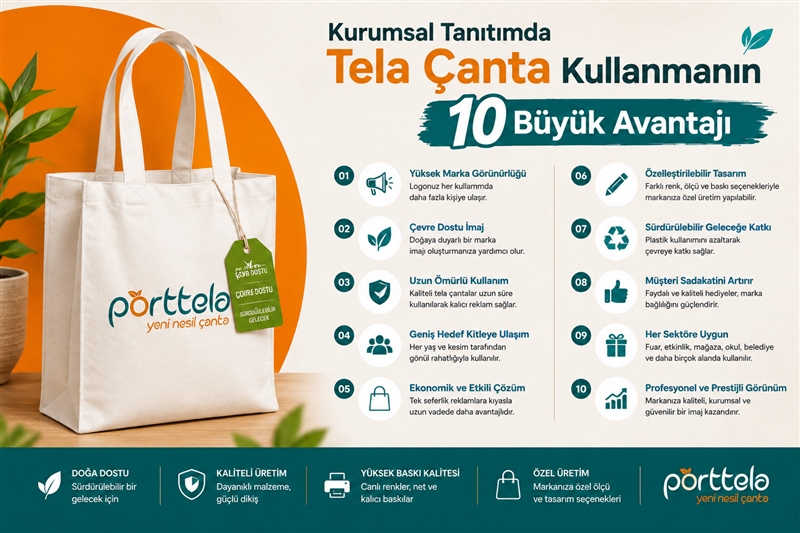 Kurumsal Tanıtımda Tela Çanta Kullanmanın 10 Büyük Avantajı